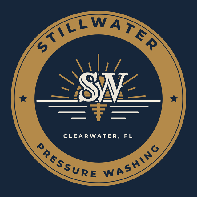 Stillwater Pressure Washing badge logo, Clearwater, FL